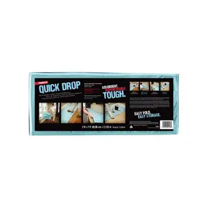 Trimaco 90027 2 x 7 in. Quick Drop Folding Dropcloth