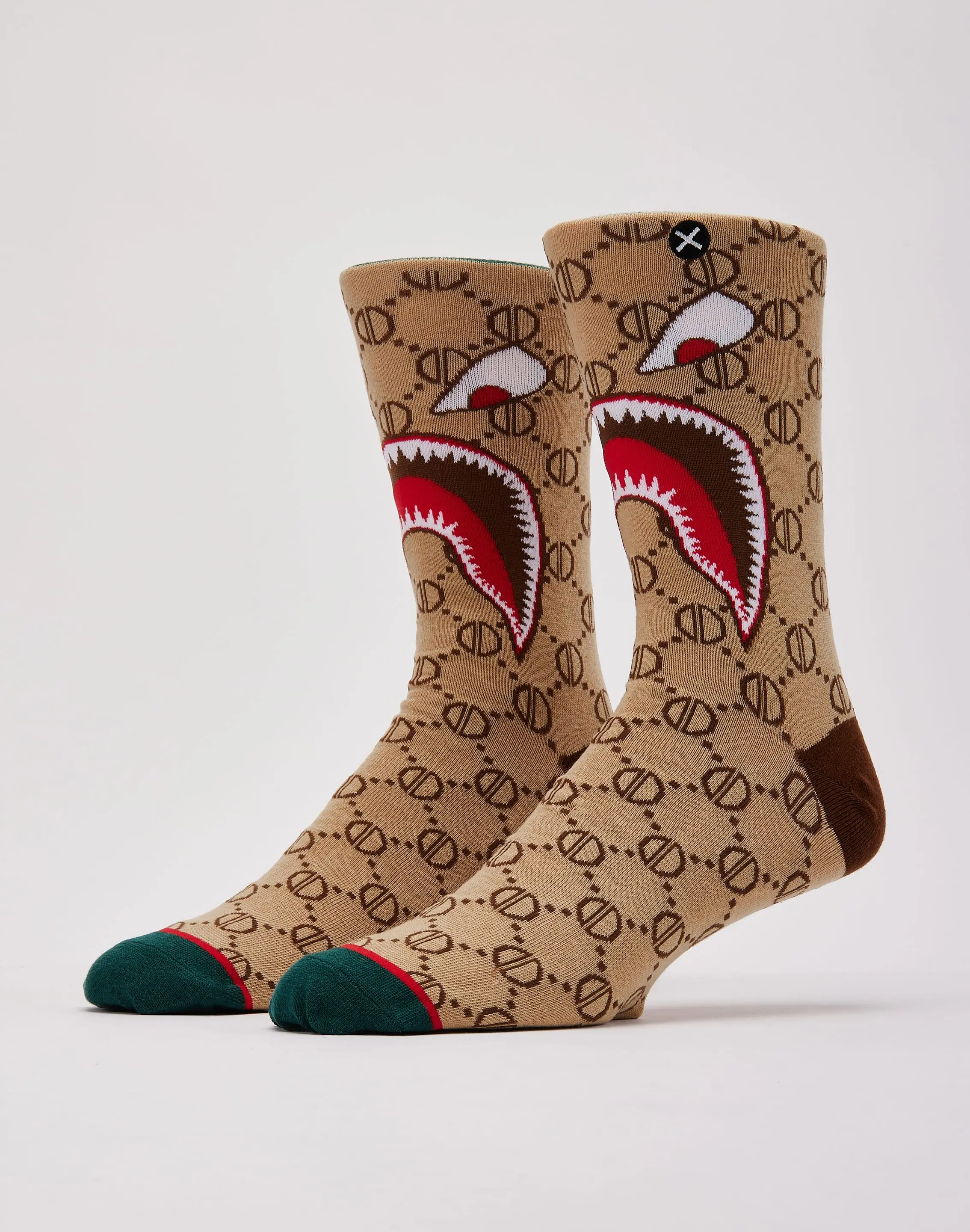 Mens Odd Sox Warplane High Fashion Crew Socks