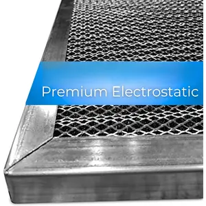Washable Electrostatic HVAC Furnace  Filter, Lasts a Lifetime, 6 Stage Permanent  Filter, Healthier Home or Office,  The  - Increases flow (14x14x1)