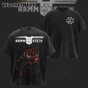 Retro NEW  Rammstein Koszulka T-Shirt, Rammstei HOODIE, Music Graphic Tee, Rock Band Shirt, Retro Music Tee, Rock Music Lover Shirt, Vintage Band Shirts Casual Comfort Cotton Fabric Fit Top ,Top Men's and Women's Clothing . Streetwear