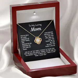 Pendent Necklace. Gift for Love, Wife, Mom, Daughter. Birthday Gift, with message card and gift box