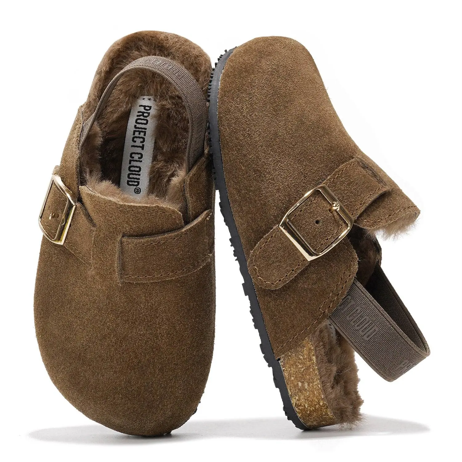 Project Cloud Kids | Mini Clogs for Kids | Genuine Leather | Walking Footwear Memory Foam | Lightweight | Non-Slip - Jeanna