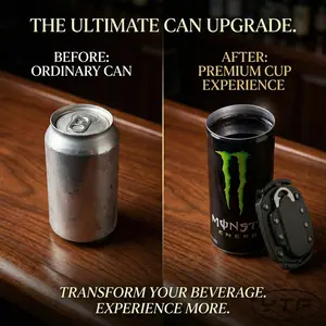 YTF Universal beverage can opener bottle opener， suitable for draft beer, soda and other beverages, it is the best tool for the beach, bonfire party， barbecue party, suitable for any size of cans, is a must-have tool in the kitchen