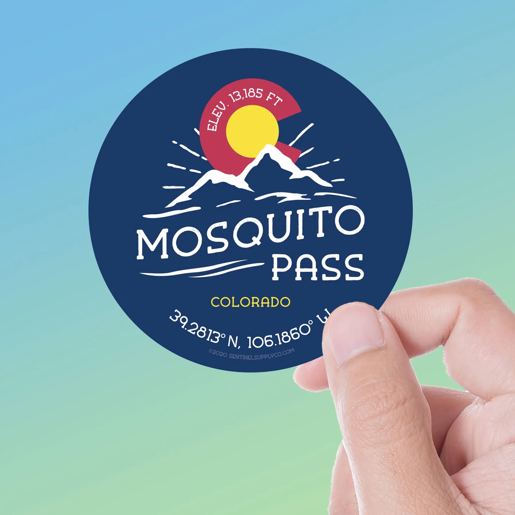 Mosquito Pass Colorado Stickers