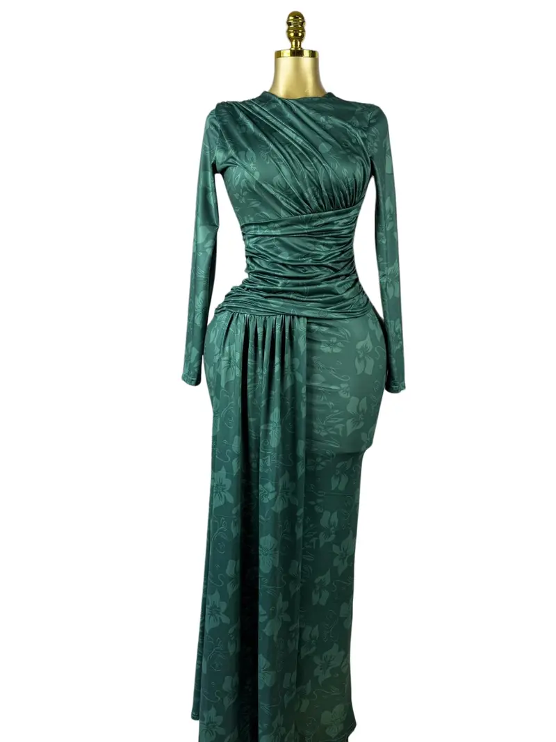 emerald green wedding guest - TikTok Shop