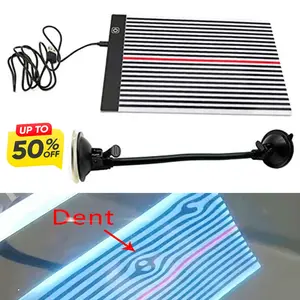 Lamp LED Light Aluminum Reflector Board Paintless Dent Removal Car Repair Kit Auto Repair Tool Sets Removing Dents NEW