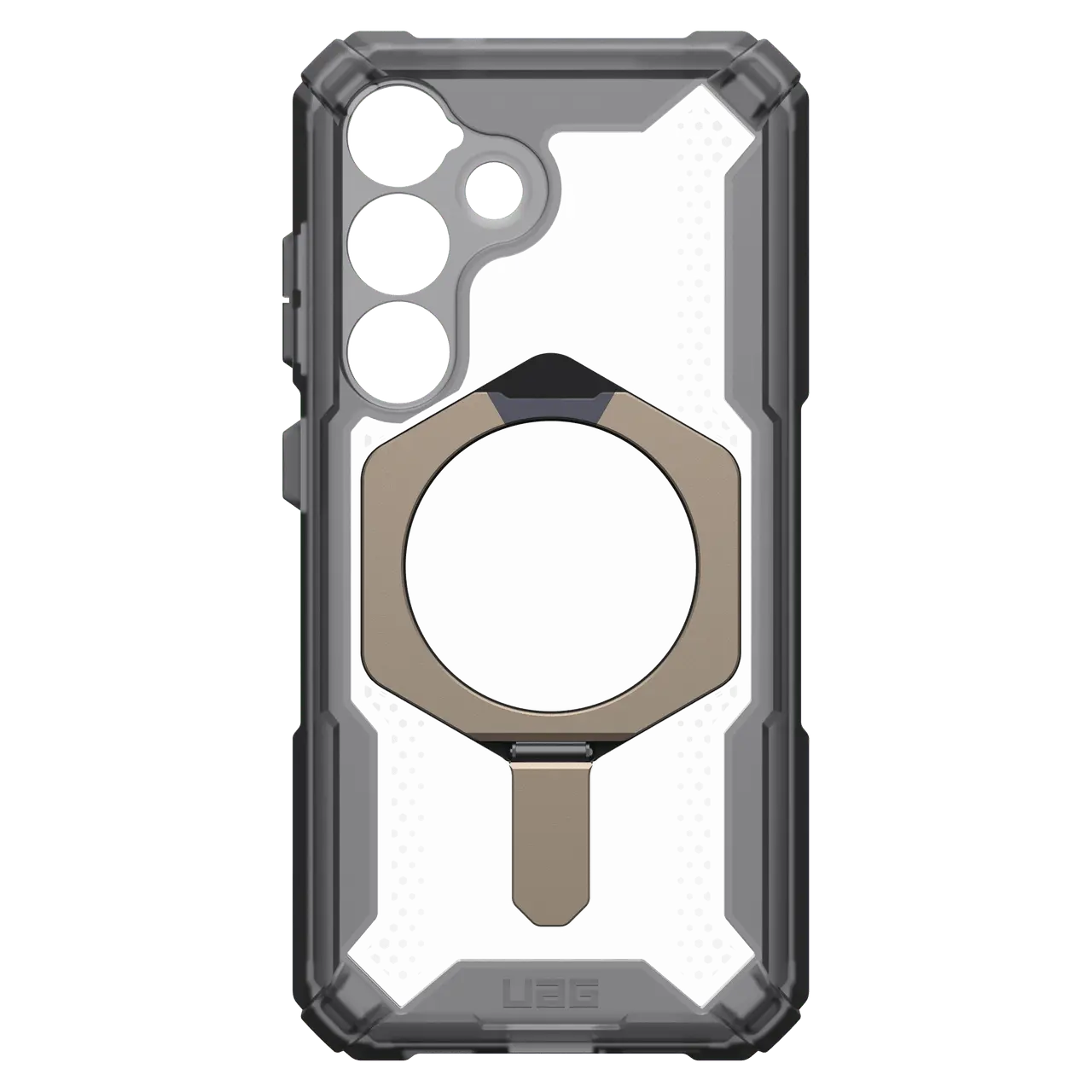 UAG Plasma XTE Smartphone Shell + Magnet Accessory for Samsung Galaxy S25 - Ash/Titanium, Handheld Cellphone Protection Case