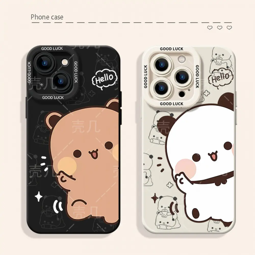 Yier & Bubu Personality Telephone Casing  Casing For IPhone16 IPhone 15 12 14 13 11 PRO MAX PLUS XR XS MAX SE20 6 7PLUS Silicone Soft Phone Case Protector Shockproof Cover Protective cute girly iphone cases flaunt phone case Protection Cellphone