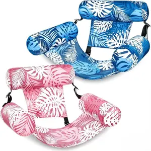 Durable Tear-Resistant Pool Floats for Adults | Soft Comfortable Water Hammock | Summer Vibes Beach Lake River Backyard Pool Party Outdoor Vacation Swimming Pool Accessories for Family Friends Relaxation