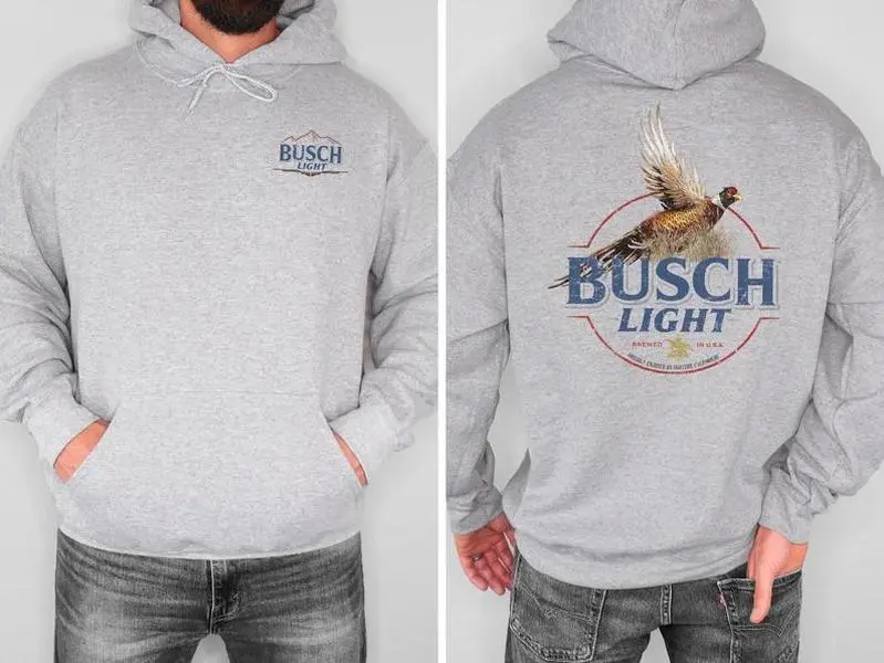 Busch Light Pheasant Hoodie, Busch Light Hunting Shirt, Beer Shirt, Hunting Shirt, Gifts for Him, Custom Made Shirts, Holiday Gift Ideas