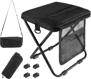 Portable Folding Stools, Collapsible Pocket Chair, Foldable Camping Stool for Adults Backpack, Outdoor Seats Foot Rest, for Travel Hunting Fishing Hiking Gardening essentials outdoorfun