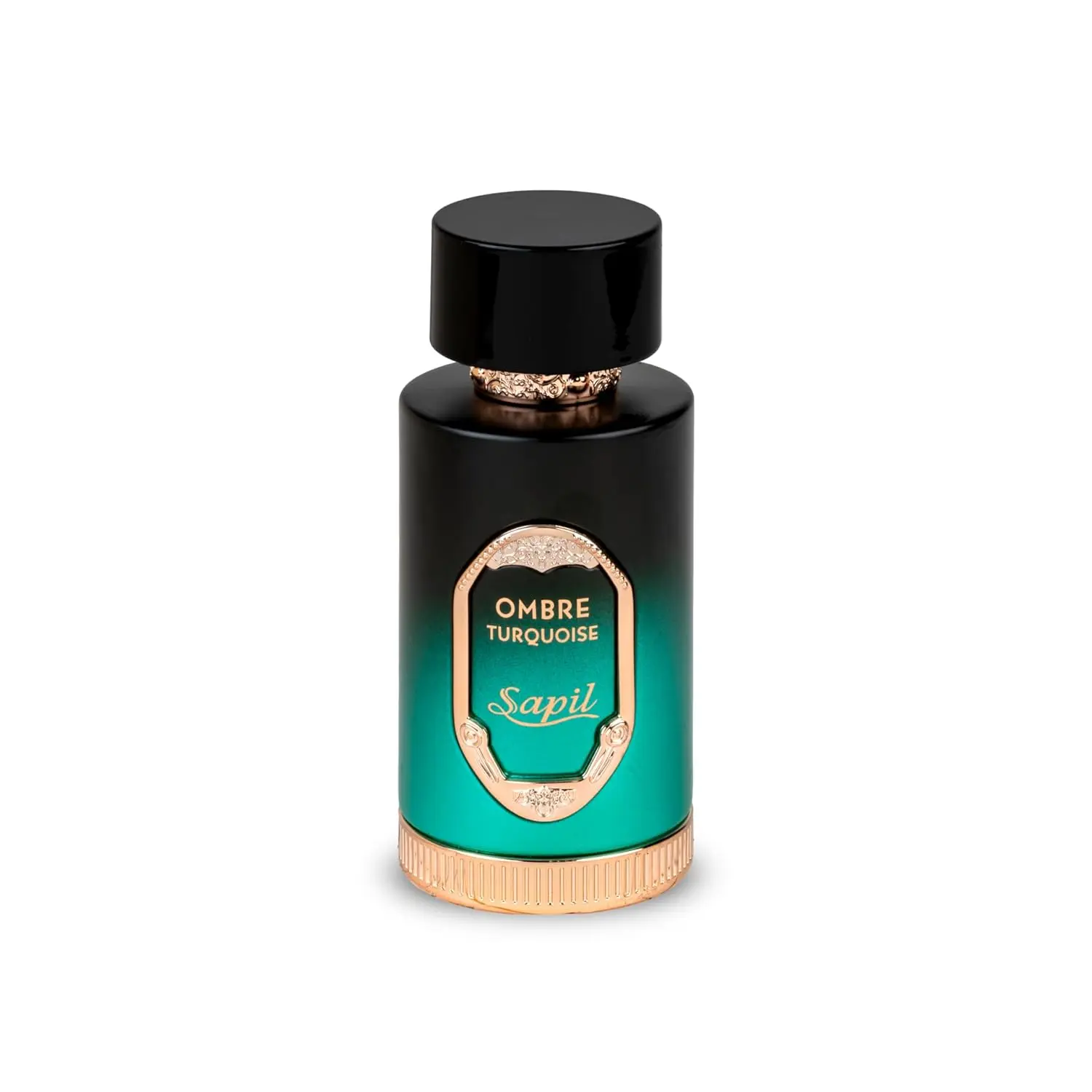 Sapil Ombre Turquoise Perfume for Men & Women – Long-Lasting Unisex Eau De Parfum with Spicy Cardamom, Leather & Moss – 3.38 oz Earthy Scent