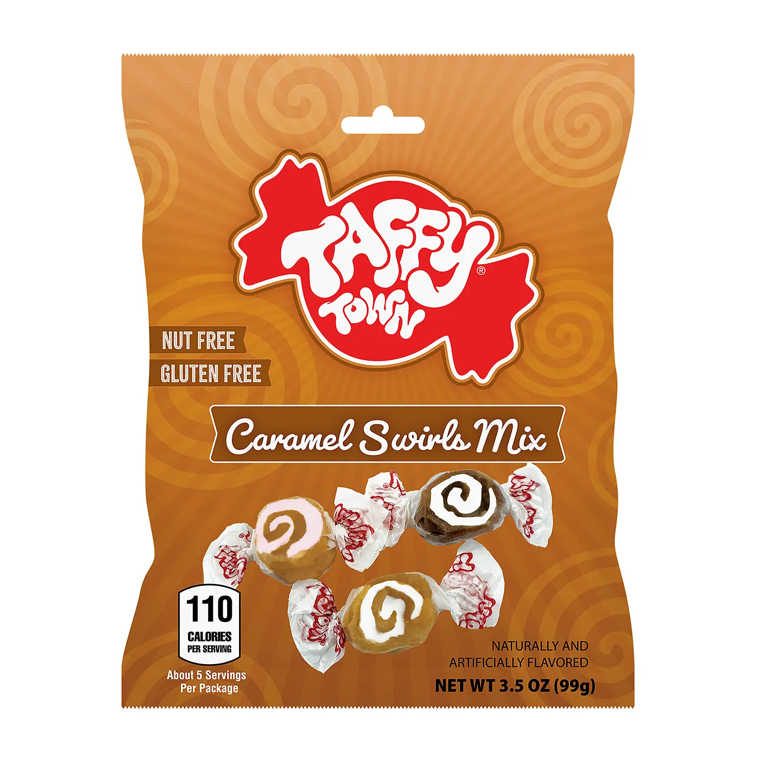 3.5 oz. Caramel Swirls Bag