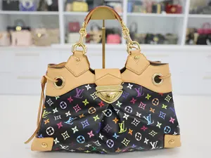 Pre-owned Louis Vuitton CANVAS Shoulder Bags MURAKAMI URSULA MM HANDBAG