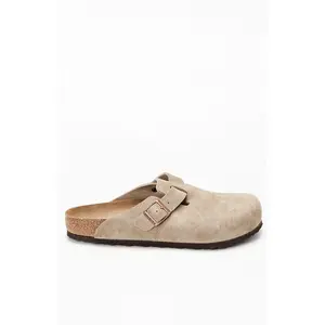 Birkenstock Men's Boston Soft Footbed Clog Taupe - Multicolor Birkenstock Men's Boston Soft Footbed Clog Taupe - Multicolor