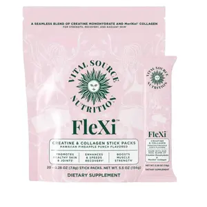 5g Creatine + Marine Collagen Sticks – Refreshing Hawaiian Pineapple Punch Drink Mix