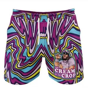 Summer Dopamine Colors Trippy The Cream of the Crop RandySavage Gym Shorts Unisex