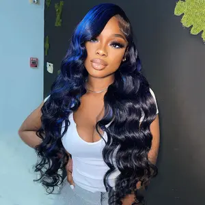 Highlight Body Wave Human Hair Lace Front Wig