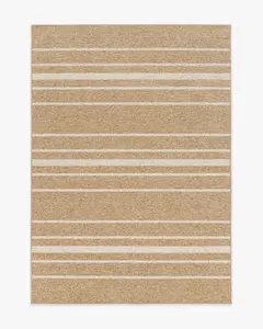 Arden Stripe Natural & Bleached Performance Weave Rug