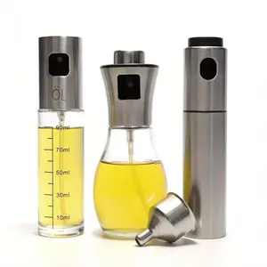 Olive Oil Sprayer Dispenser for Cooking, BBQ and Air Fryer, Premium Glass Oil Vinegar Soy Sauce Spray for Grilling, Kitchen