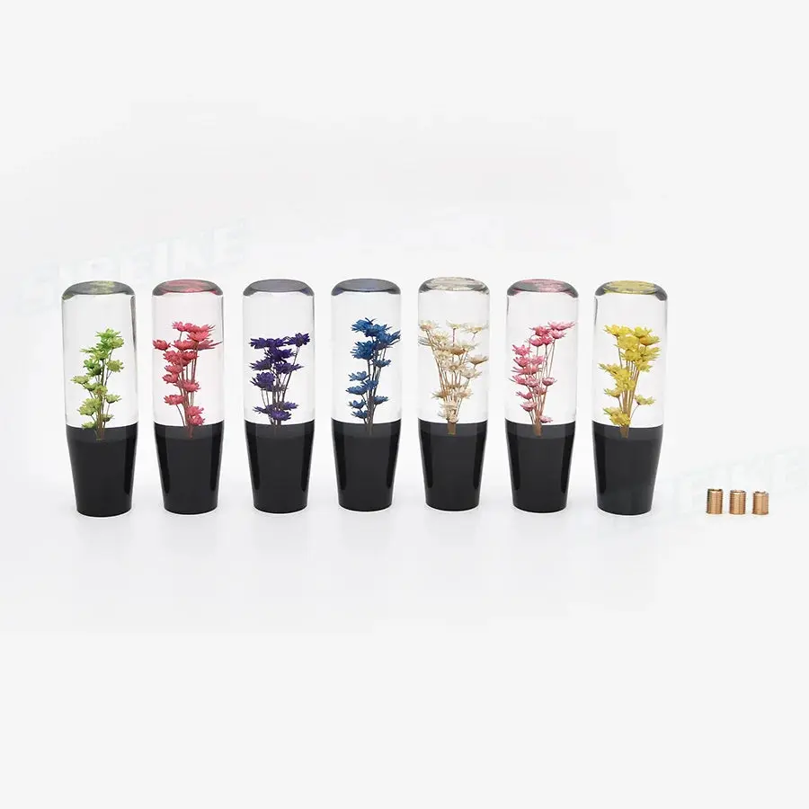 6" Blooming Clear Acrylic Shift Knob