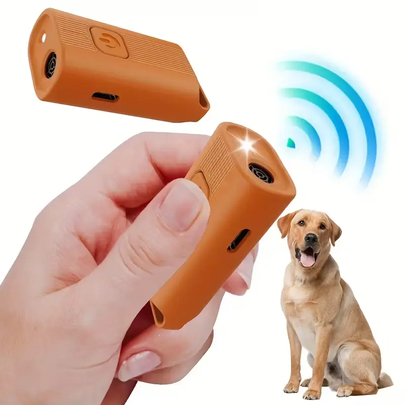Rechargeable Sonic No Bark Device Dog Training Aid, 5M Range Tool for Indoor & Outdoor Use - Safe, Effective Pet Supply Gift Idea