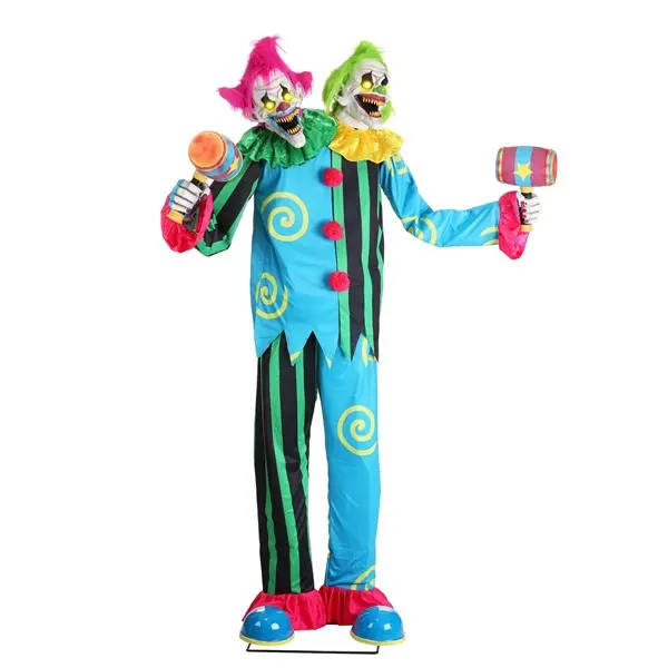 Double Trouble Demon Clown Animated Decoration