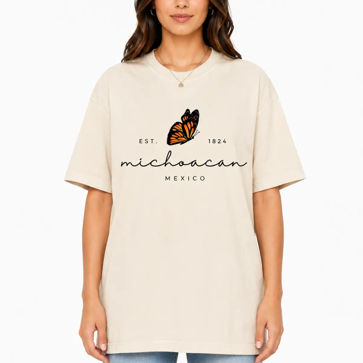 Chic Michoacan Shirt Vintage Michoacan Graphic Tee Mexico Pride Unisex T-Shirt