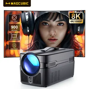 HY450C 900ANSI Projector Auto Focus 8K Decode 0.6:1 Ultra Short Throw Full HD Native 1080P Auto Offset WiFi6 BT5.4 Built-in Daul 5W HiFi Speaker Auto Keystone Correction Home Theater