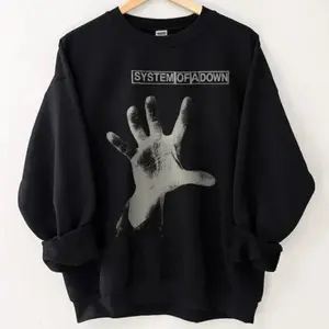 Vintage 90s System of a Down Sweatshirt, Black Unisex Band Crewneck