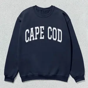 Cape Cod Sweatshirt, Massachusetts Collegiate Crewneck, Preppy East Coast Pullover, Unisex Cape Cod Gift, Trendy Coastal Travel Sweater