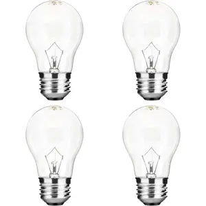 Appliance Oven Light Bulb A15 40W High Temperature 500 Degrees Resistant for Refrigerator Over Stove Microwave Range Hood Lava Lamp Replacement Bulb E26 Medium Base 120V Warm White