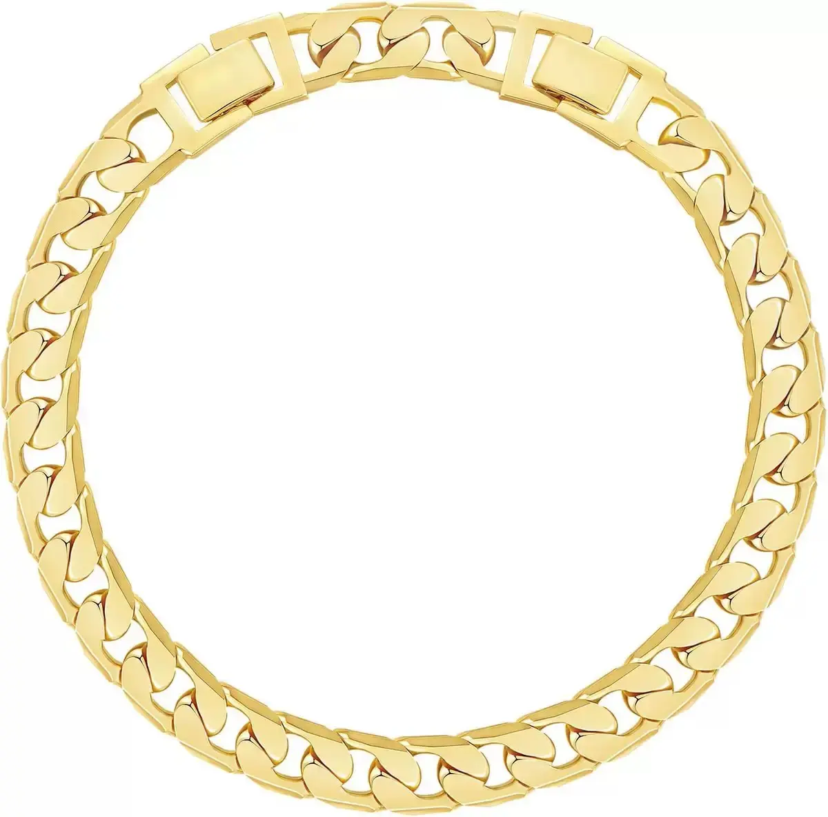 XINCY JEWELRY Women's Golden Chunky Chain Anklet 9+2 Inch Summer Beach Foot Jewelry Gift Christmas Present Durable Fade-Resistant Tarnish Free Fashion Cool Accessories