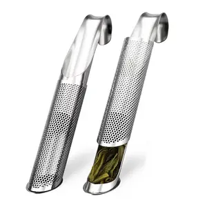 2 Pack Stainless Steel Tea Infuser with Extra Fine Mesh – Long Handle Loose Leaf Tea Strainer & Steeper Diffuser for Mug, Cup & Teapot | Reusable 304 Tea Filter Eco-Friendly Dishwasher Safe