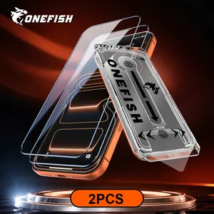 One Fish Screen Protector 2 Pack for iPhone  Screen Protector, Privacy Protection, Dust-Free, Crystal Clear, Ultra-Smooth Touch,Easy Installation.