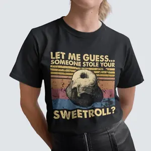 Let Me Guess Someone Stole Your Sweetroll T-shirt, Vintage Retro The Elder Scrolls Unisex Shirt, Skyrim The Elder Scrolls V Shirt, Meme Tee, Game Shirt
