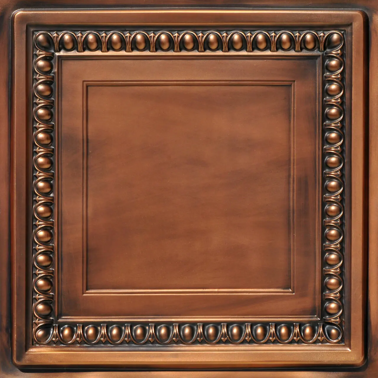 Cambridge Drop Ceiling Tiles #DCT 06 - 2ft x 2ft PVC Glue-up/Lay-in Faux Tin Tiles (Pack of 75, 300 sqft) - Durable PVC Construction, Acoustic Benefits, Aesthetic Appeal, Water Resistant, Fire-Retardant (Residential, Commercial Use), 300 Sq. Ft.