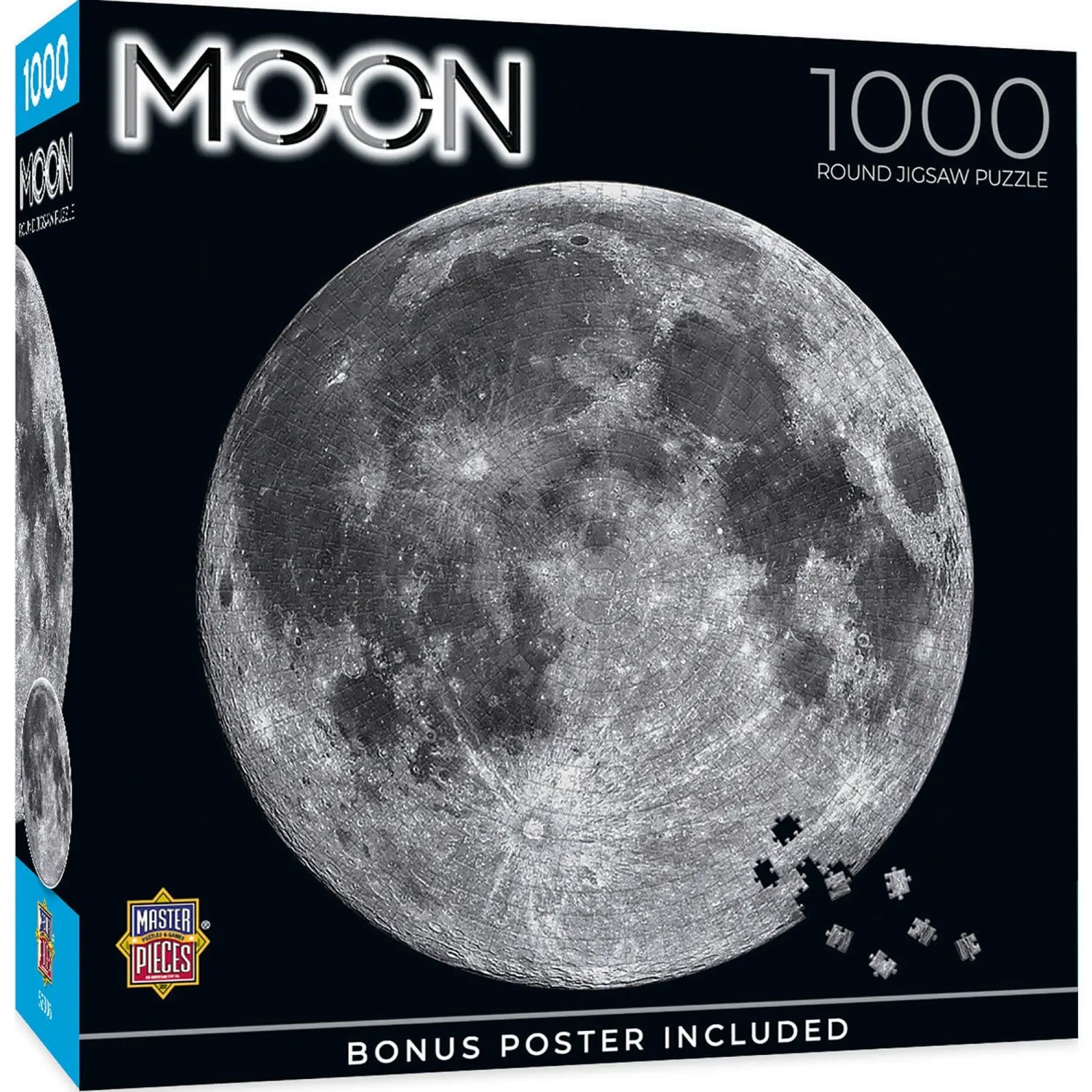 The Moon - 1000 Piece Round Jigsaw Puzzle The Moon - 1000 Piece Round Jigsaw Puzzle