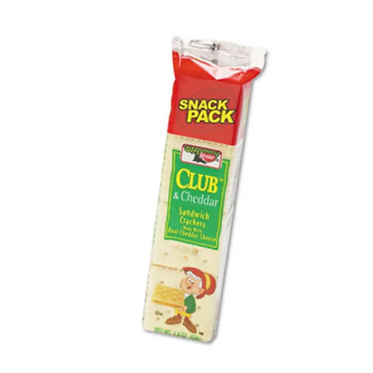 212 MAIN Keebler Club & Cheese Flavored Sandwich Crackers, 1.800 oz 8-Cracker Savory Snack Packs, 12 Individually Packed per Box (Contains Cheese)