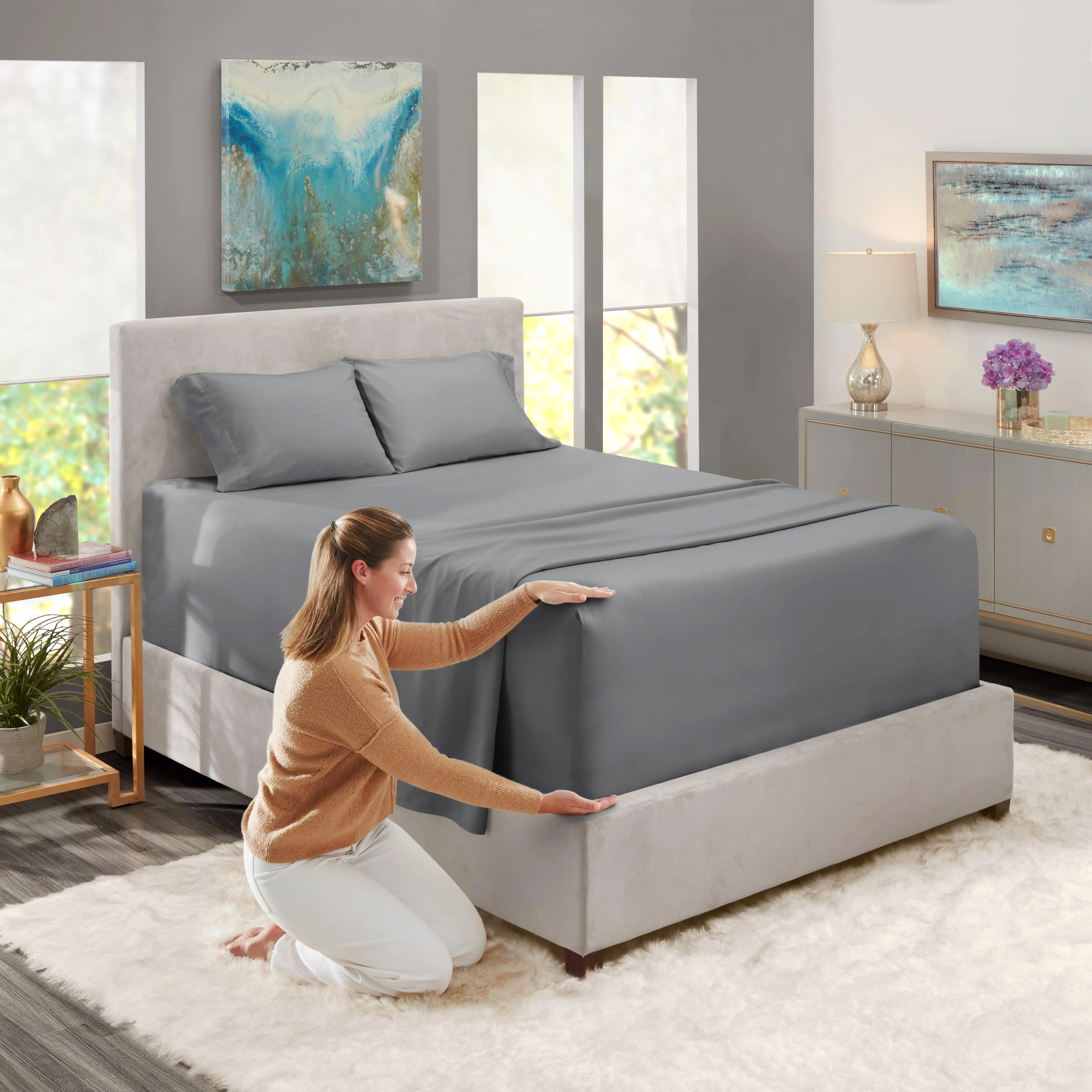 NB 4pc with 21" Fitted Sheets Bedding Set