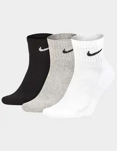 NIKE Everyday Cushioned 3 Pack Ankle Socks