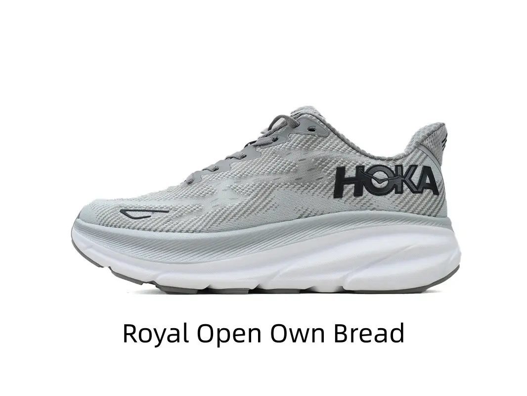 Perforated sweat-wicking mesh upper running shoes with thick shock-absorbing curved rocker foam midsole, effectively relieves knee and ankle fatigue from long standing and extended exercise