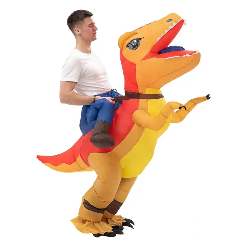 Cross border cycling velociraptor in red
