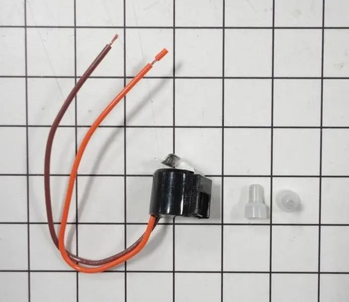Whirlpool 12001937 Genuine OEM Refrigerator Defrost Thermostat Replacement Part, Enhances Equipment Performance, Enables Simple and Reliable Installation