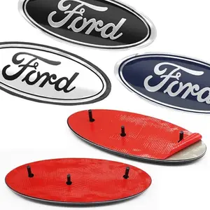 Car Front Grille Emblem Sticker, 22.5x9cm Rear Tailgate Decal Replacement Part, Fits Ford F150/f250/edge/escape/transit/fusion, Decal For Cars