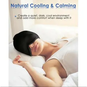 Migraine Headache Relief Cap,Headache Hat Cap Mask,Headache Ice Pack for Tension and Stress,Hangover,Puffy Eyes,Suitable for Home breaks, before sleep, office