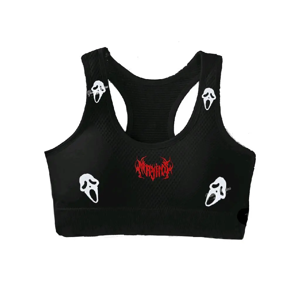 Ghost Face "Gym" Sports Bra