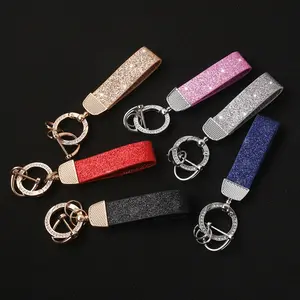 Shiny Keychain Set, Party/gift Cute Bag Charm & Bracelet (6 Colors), Perfect Accessory for Events & Special Occasions, Keychain Pendant
