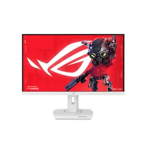 ASUS ROG Strix 27" 4K HDR USB-C Gaming Monitor XG27UCG-W - White, UHD (3840x2160) Dual mode (4K 160Hz or FHD 320Hz), 1ms, Fast IPS, ELMB Sync, G-SYNC Compatible, AI Gaming