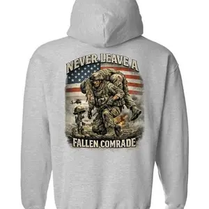 Never leave a fallen comrade hoodie
